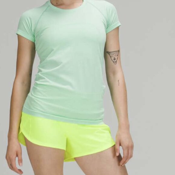 Lululemon Swiftly Tech Short Sleeve Shirt 2.0 Size 4 Wild Mint Like New - Picture 1 of 5